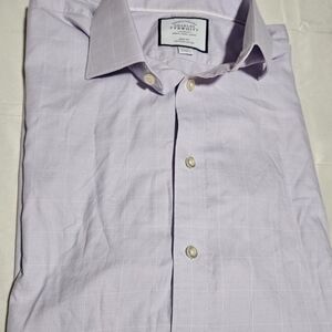 Purple Men's Shirt by Unknown Brand
